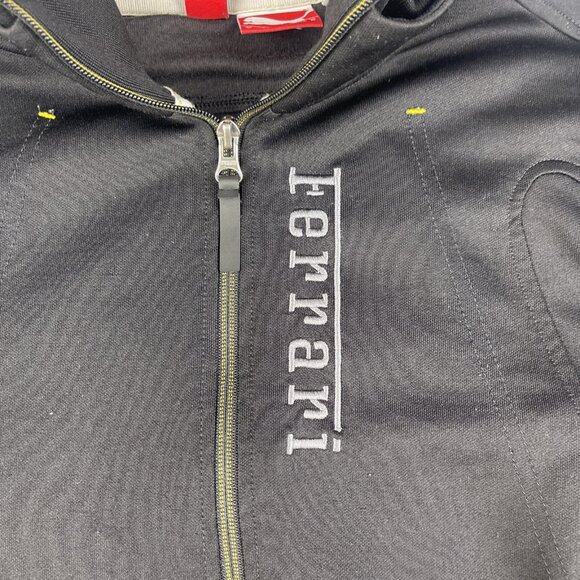 VTG Puma x Ferrari Racing Jacket Full Zip Logo Track Suit Style Black (Read) - Picture 7 of 16